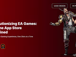 EA Games Hub Redesign on Behance