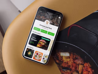 UI/UX Design for a Restaurant Mobile app