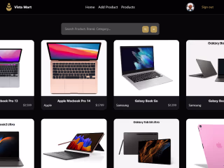Responsive E-commerce Platform • Vista Mart