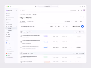Stratify - Time Tracker Saas Website