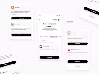 My GPTs | Landing page Redesign