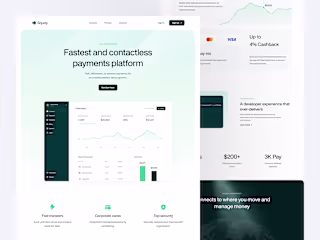 Fintech - Landing Page