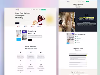 Website for an International Digital Marketing Company