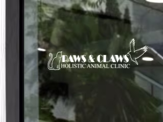 PAWS AND CLAWS LOGO AND STATIONARY DESIGN