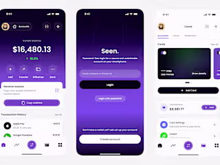 Seen wallet UI