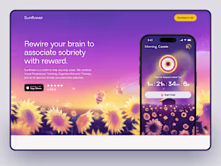 Sunflower (Design + Framer development)