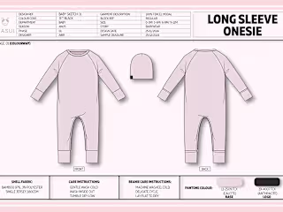 Baby Romper Tech Pack: Behance