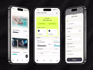 Budget Planner Mobile App Design
