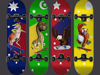 Animal Hybrid Skateboards