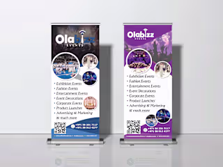 Roll up the banner, and pull up the banner design