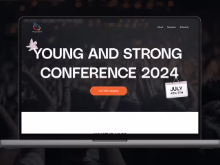 YAS Conference Landing Page :: Behance