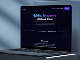RnPsoft | Tech Website Design :: Behance