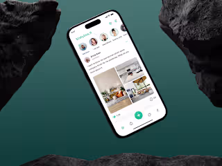 UI/UX for Social Network + E-commerce IOS Mobile App Home Repair