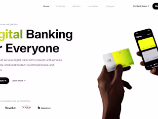 Webflow Website Development for Fintech Company