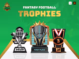 Fantasy Football Platform Trophies Design