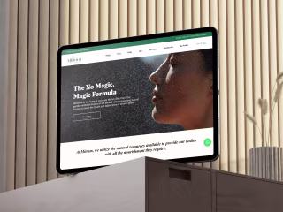 Web Design For Skincare Brand