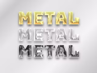 8 Metal Graphic Styles for Adobe Illustrator