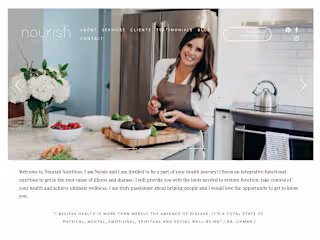 Website Design & Development - Nutritionist