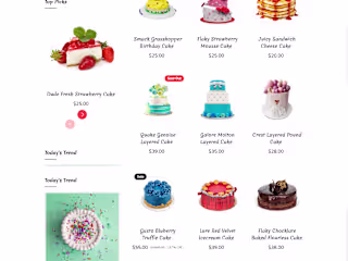 SusieCakes - Cake Shop Website