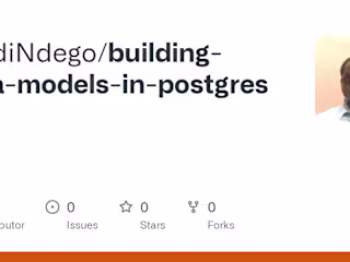 Building Data Models In PostgreSQL