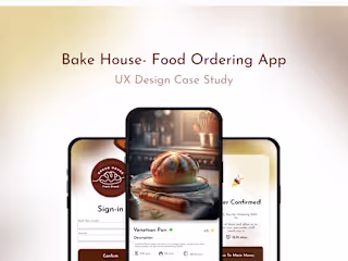 Bake House Food Ordering App on Behance