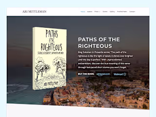 Website for an Author