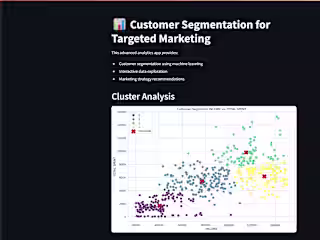 Customer Segmentation for Targeted Marketing 