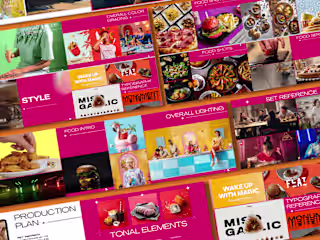 Food brand pitch deck presentation 