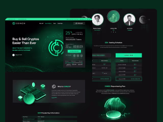 Crypto Landing page design