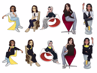 Graduation Illustrations for Keychains