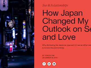 How Japan Changed My Outlook on Sex and Love/ Article