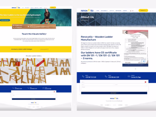 Renovatio: Redefining Ladder Design with a Stunning Website