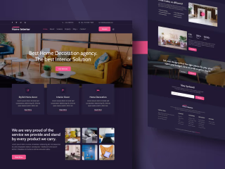 interior design website design