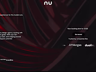 nuwave - Website Design for a creative agency
