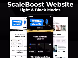 ScaleBoost Webflow Website
