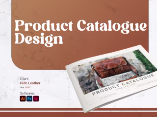 Minimal Product Catalogue Design for Hide Leather 