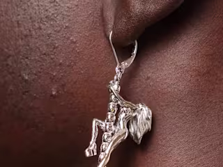 "Stripped from Death" Pendant/Earrings
