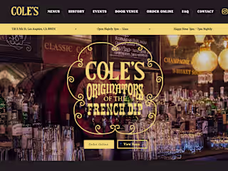 Optimized Restaurant Website for Better UX & Brand Adherence