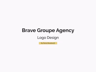 BraveGroupe - Logo Creation