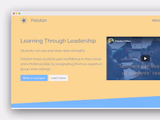 Peloton - helping students improve with project based learning