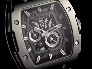 Cinematic 3d wristwatch animation Realistic 3d watch design 