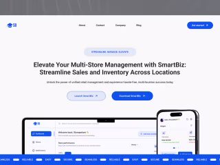 SmartBiz Landing Page :: Behance