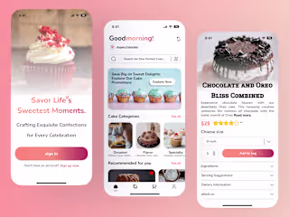 bakery app (Ui design)