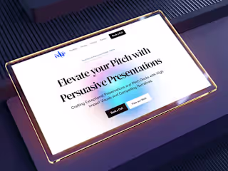 Pitch Deck Edge: Sleek, High-Impact Website Built in Framer