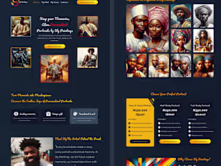 Lead Generation Landing Page for Slyart