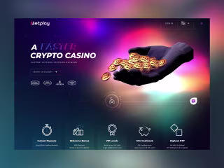 BetPlay - Crypto Web UI Design