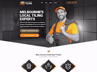 Southeast Tiling. Website design and development.