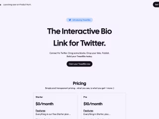 Website for Link-in-Bio SaaS