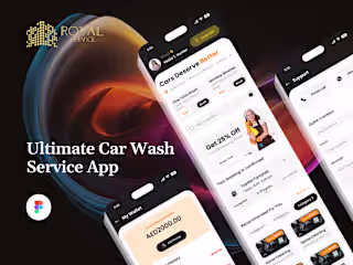 Royal Service: Ultimate Car Wash Service App