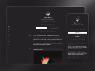 Ultra · Portfolio Template for Framer